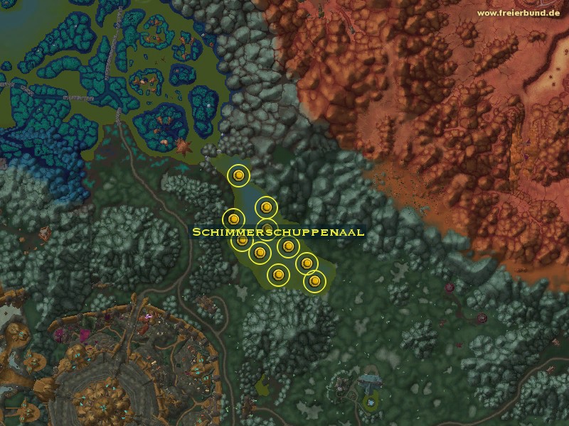 Schimmerschuppenaal (Shimmerscale Eel) Monster WoW World of Warcraft 