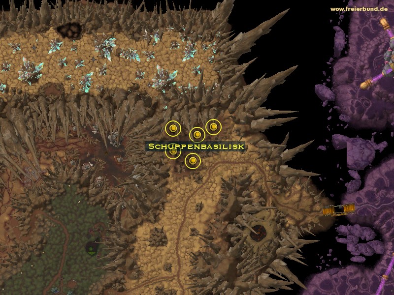 Schuppenbasilisk (Scalded Basilisk) Monster WoW World of Warcraft 