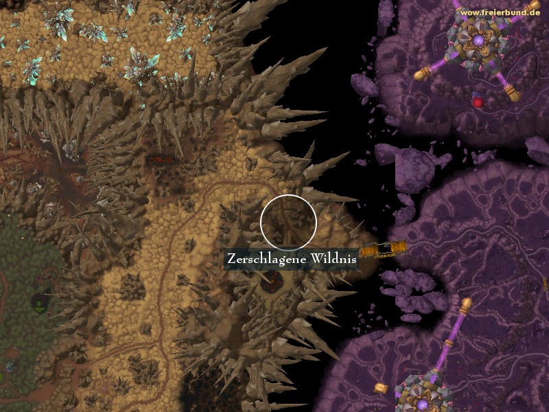 Zerschlagene Wildnis (Broken Wilds) Landmark WoW World of Warcraft 