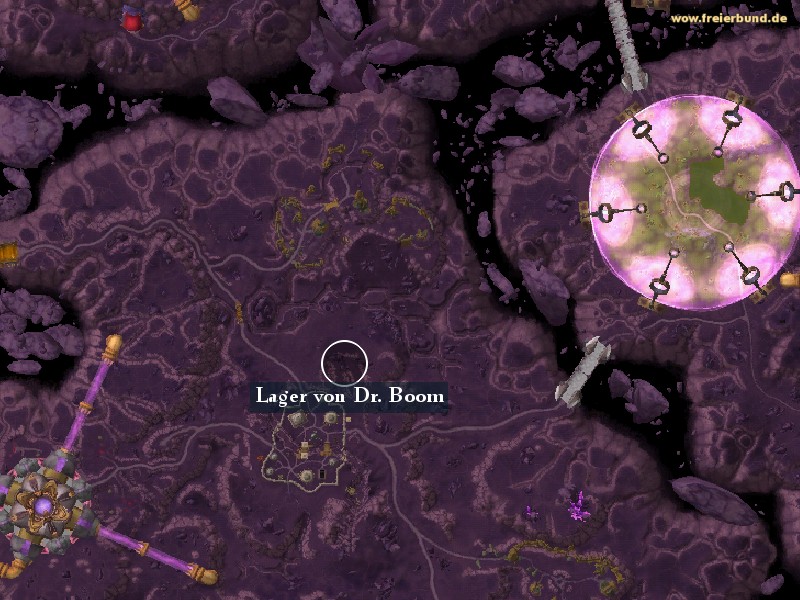 Lager von Dr. Boom (Camp of Boom) Landmark WoW World of Warcraft 