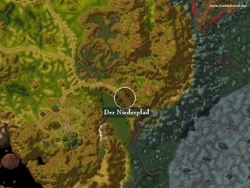 Der Niederpfad (The Low Path) Landmark WoW World of Warcraft 