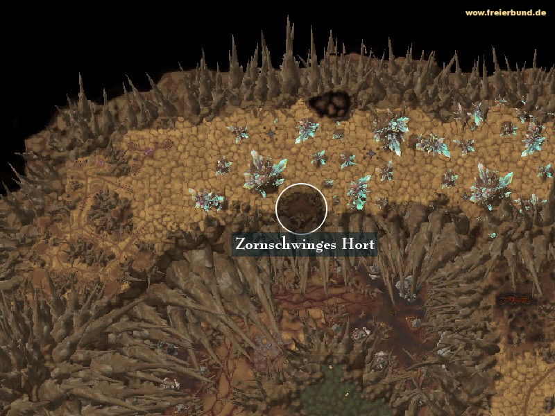 Zornschwinges Hort (Felstorm Point) Landmark WoW World of Warcraft 