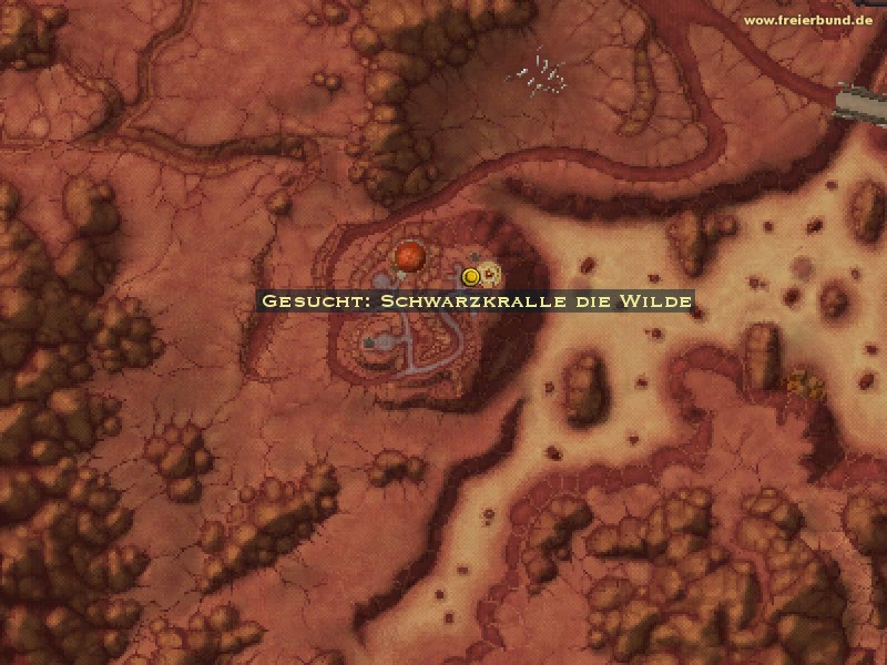 Gesucht: Schwarzkralle die Wilde (Wanted:) Quest-Gegenstand WoW World of Warcraft 