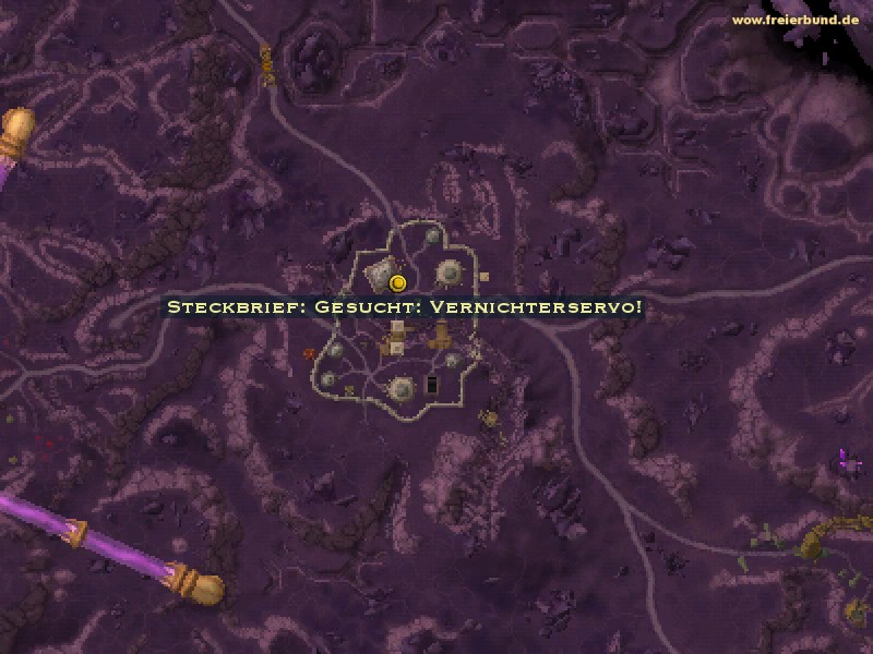 Steckbrief: Gesucht: Vernichterservo! (Wanted: Annihilator Servo!) Quest-Gegenstand WoW World of Warcraft 