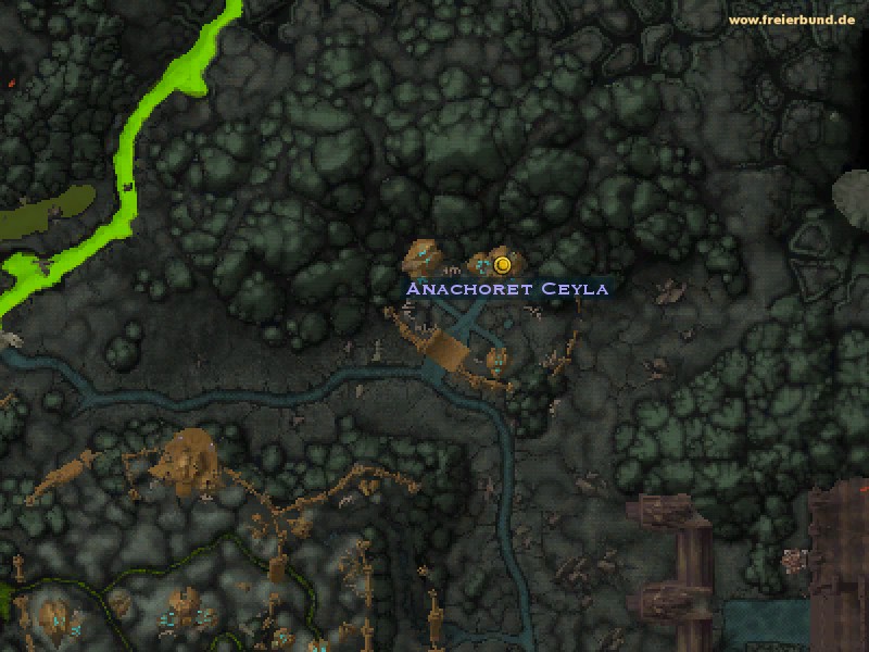Anachoret Ceyla (Anchorite Ceyla) Quest NSC WoW World of Warcraft 