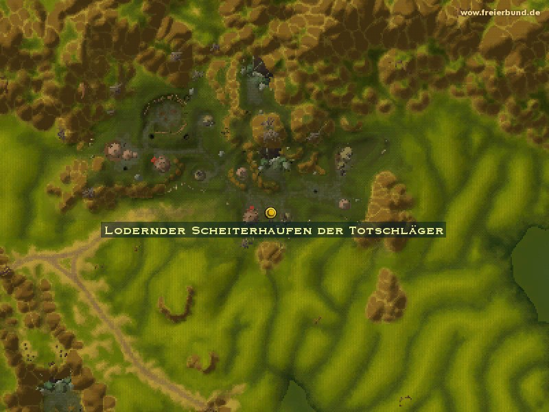 Lodernder Scheiterhaufen der Totschläger (Blazing Warmaul Pyre) Quest-Gegenstand WoW World of Warcraft 