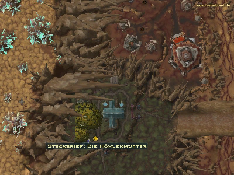 Steckbrief: Die Höhlenmutter (Wanted Poster) Quest-Gegenstand WoW World of Warcraft 