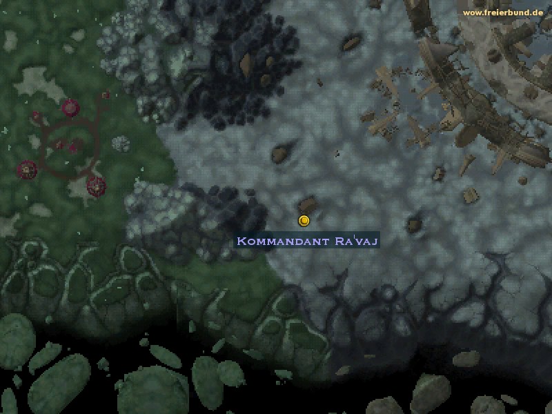 Kommandant Ra'vaj (Commander Ra'vaj) Quest NSC WoW World of Warcraft 