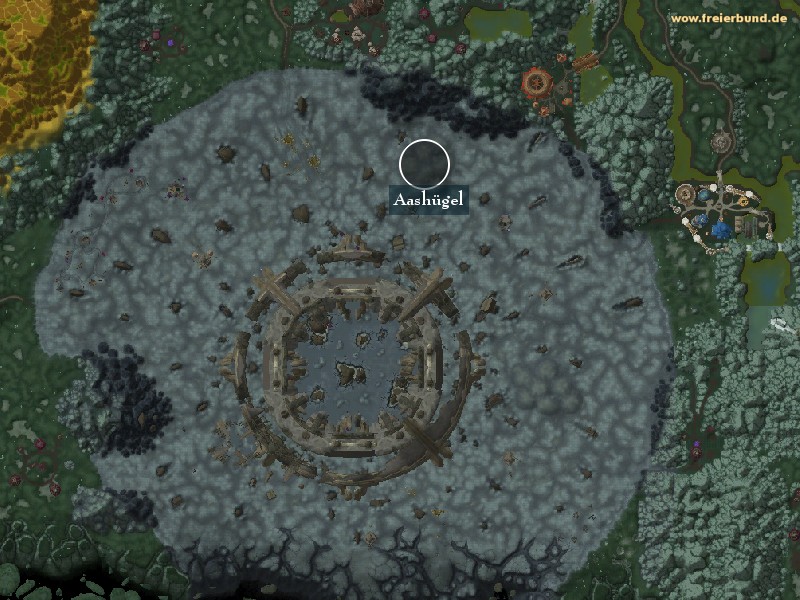 Aashügel (Carrion hill) Landmark WoW World of Warcraft 
